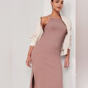 EUC Old Navy - XL - SL Apron Neck Maxi Dress - Pink Salt